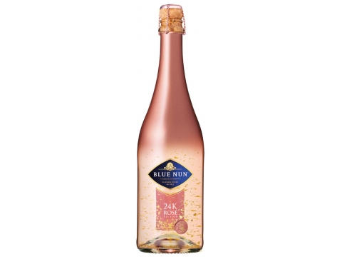 Blue Nun ROZE Edition cu foite de AUR de 24 carate